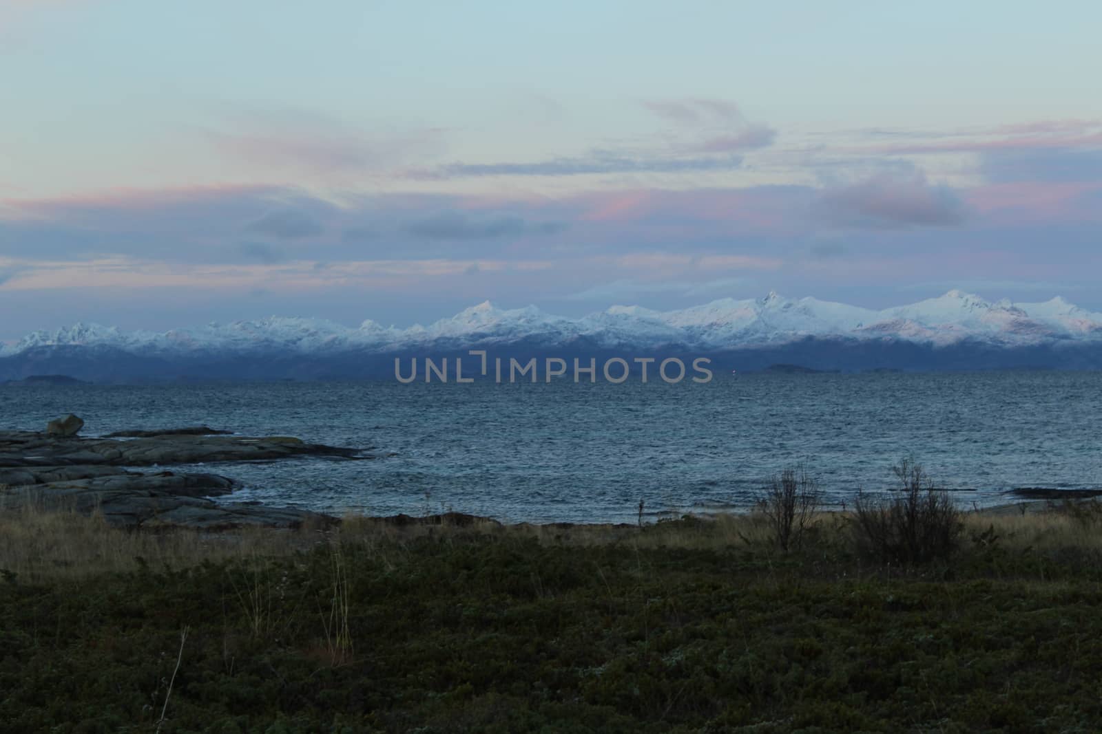 views Arctic landscape