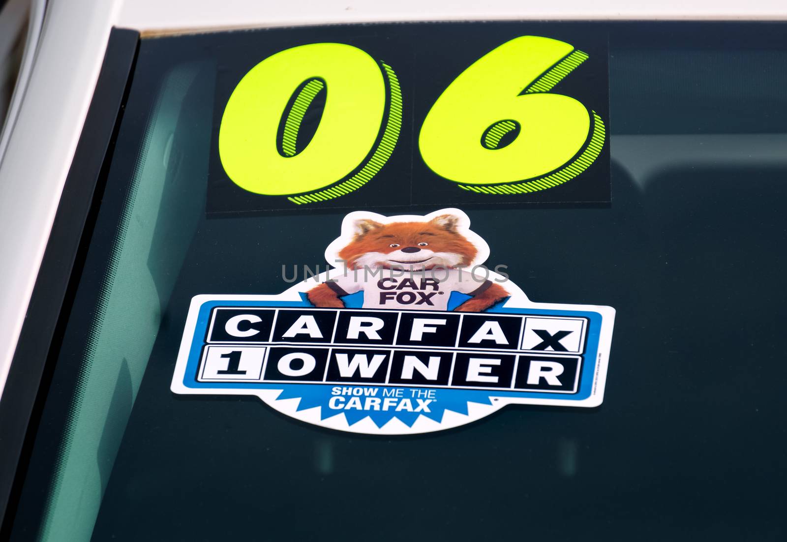CARFAX Logo and Emblem on Auto Windshield by wolterk