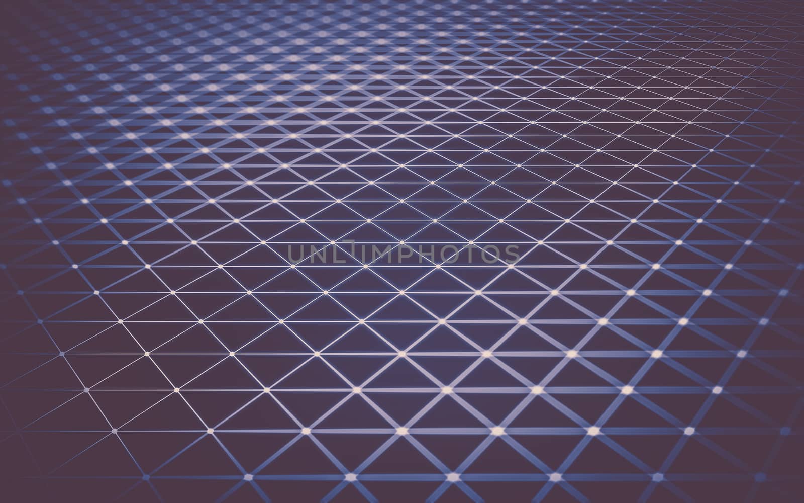 Abstract polygonal space low poly dark background with connecting dots and lines. Connection structure.