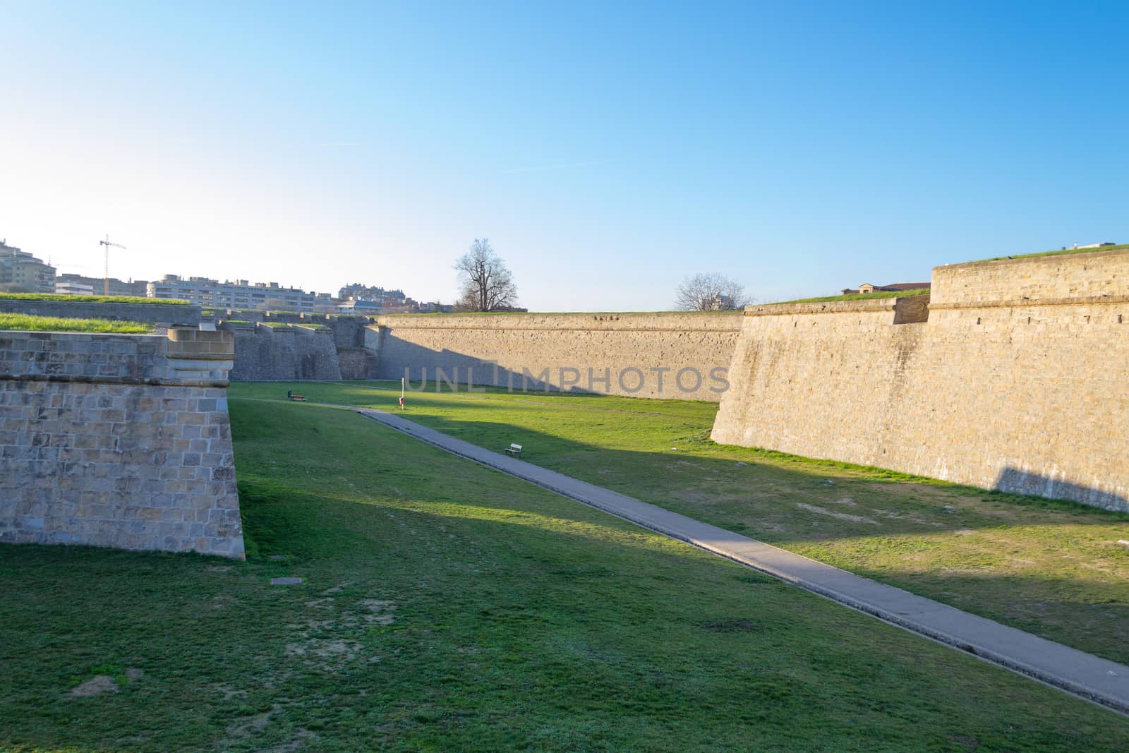 Citadel of Pamplona constructed between XV and XVI centuries  as a defensive structure