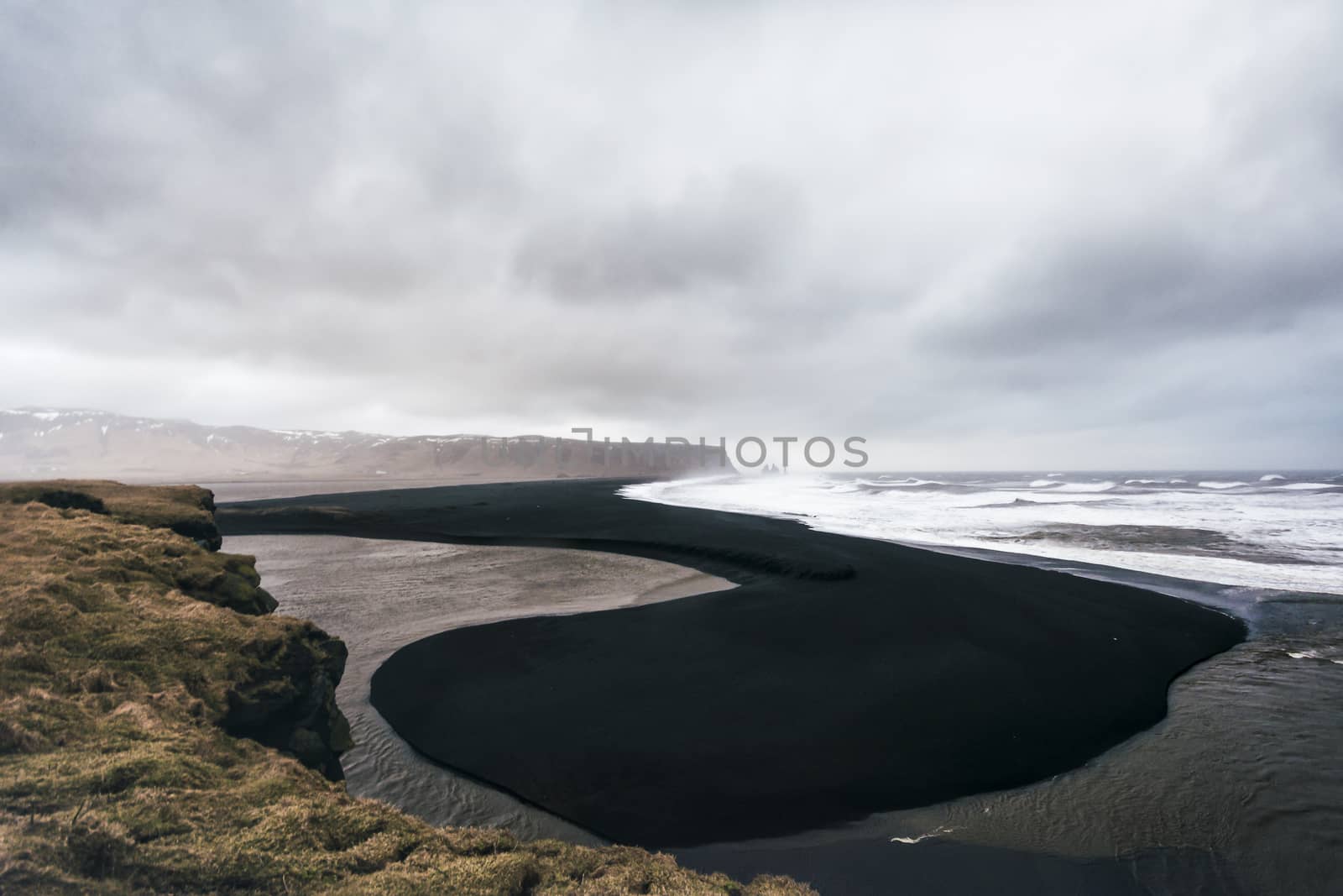 Photograph of a seascape in Iceland