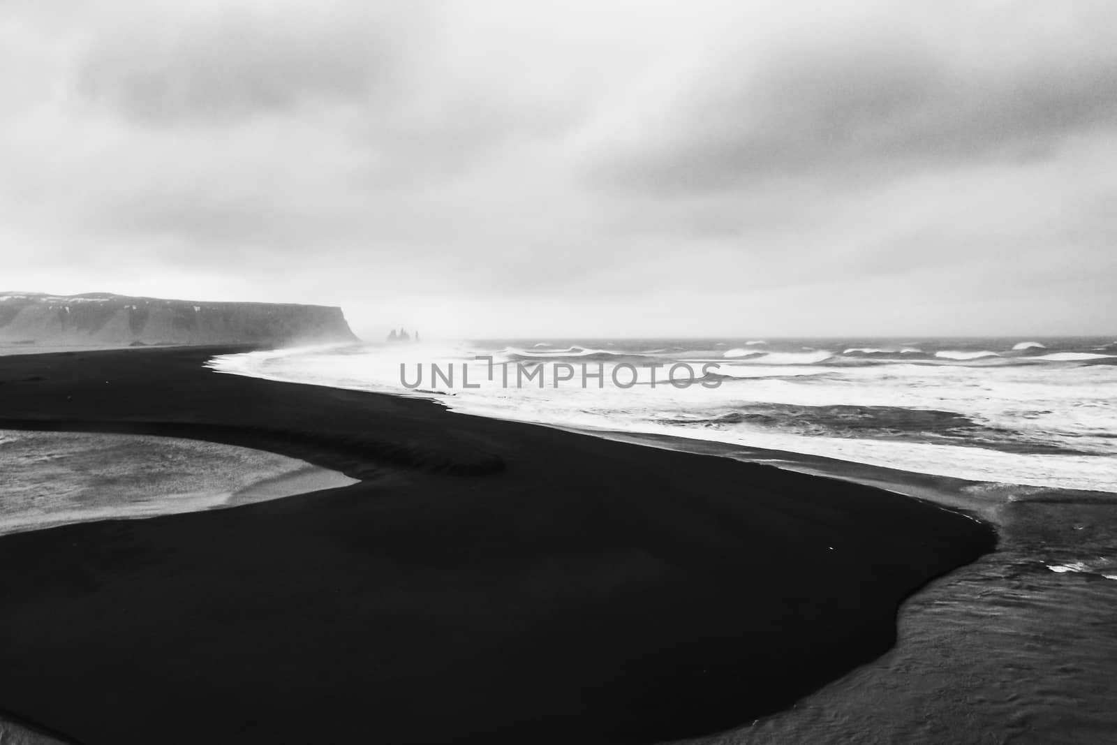 Photograph of a seascape in Iceland