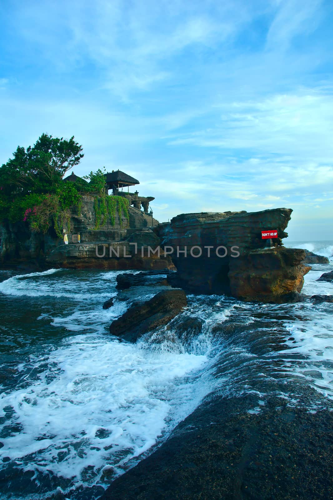 Old temple Tanah Lot on south coast of island Bali in Indonesia by BIG_TAU