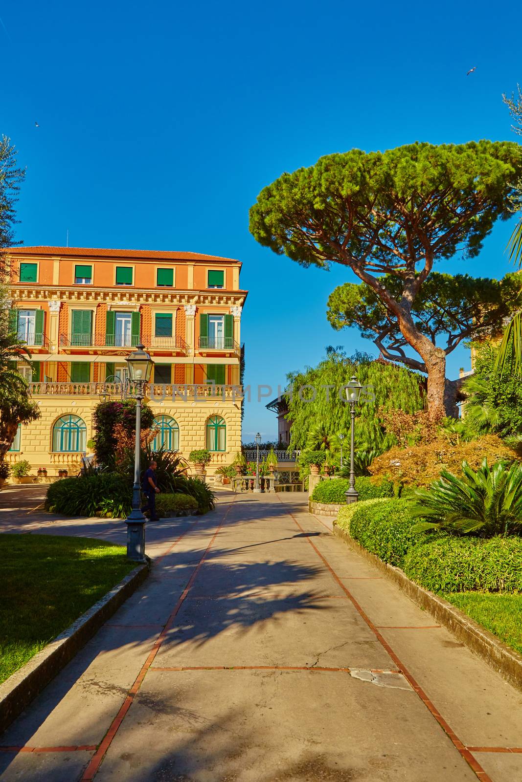 Sorrento, Italy - November 7, 2013: Sorrento is one of the towns of the Amalfi Coast,expensive and most beautiful European resort.