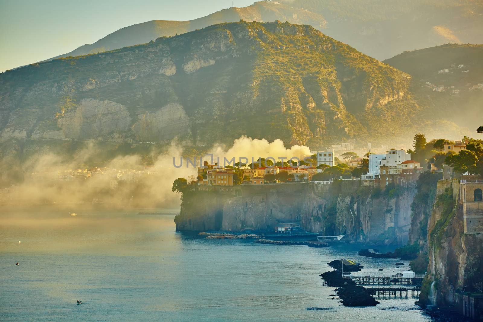 Sorrento, Italy - November 8, 2013: Sorrento is one of the towns of the Amalfi Coast,expensive and most beautiful European resort.