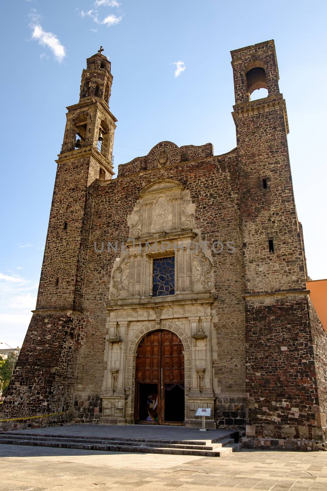 Church at the Three cultures square, Mexico city, Mexico