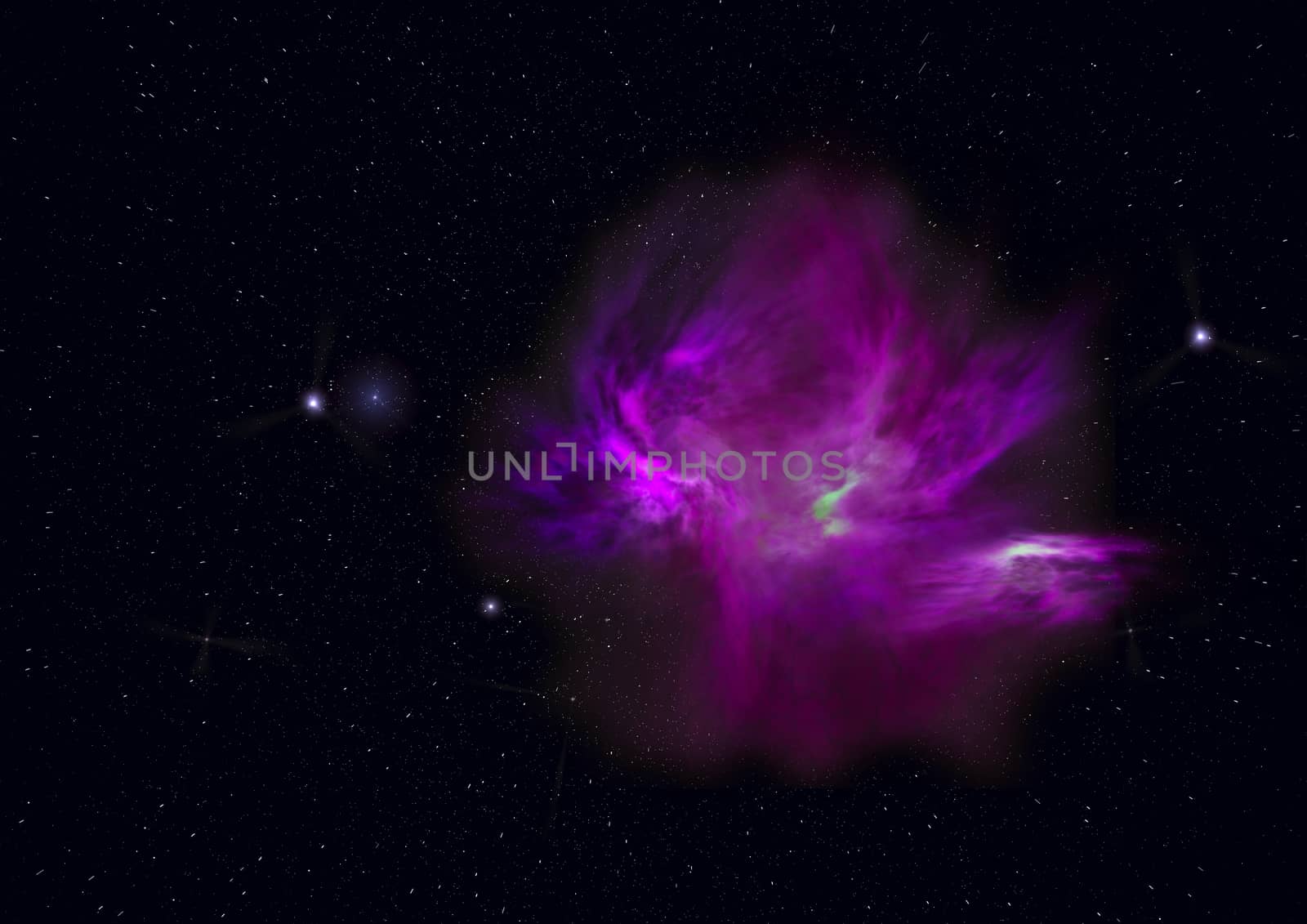 Star field in space a nebulae and a gas congestion. "Elements of this image furnished by NASA".