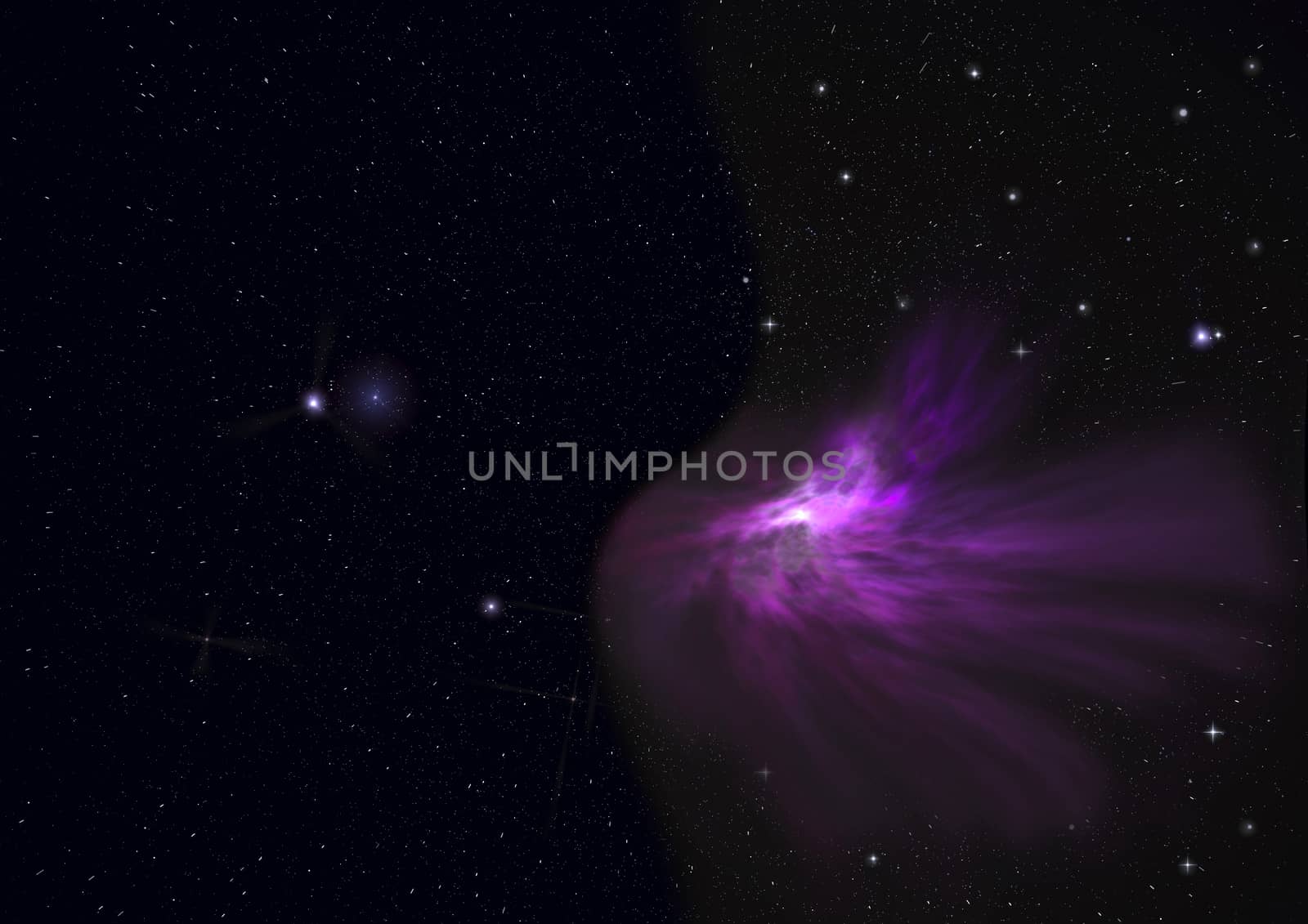 Small part of an infinite star field of space in the Universe. "Elements of this image furnished by NASA".