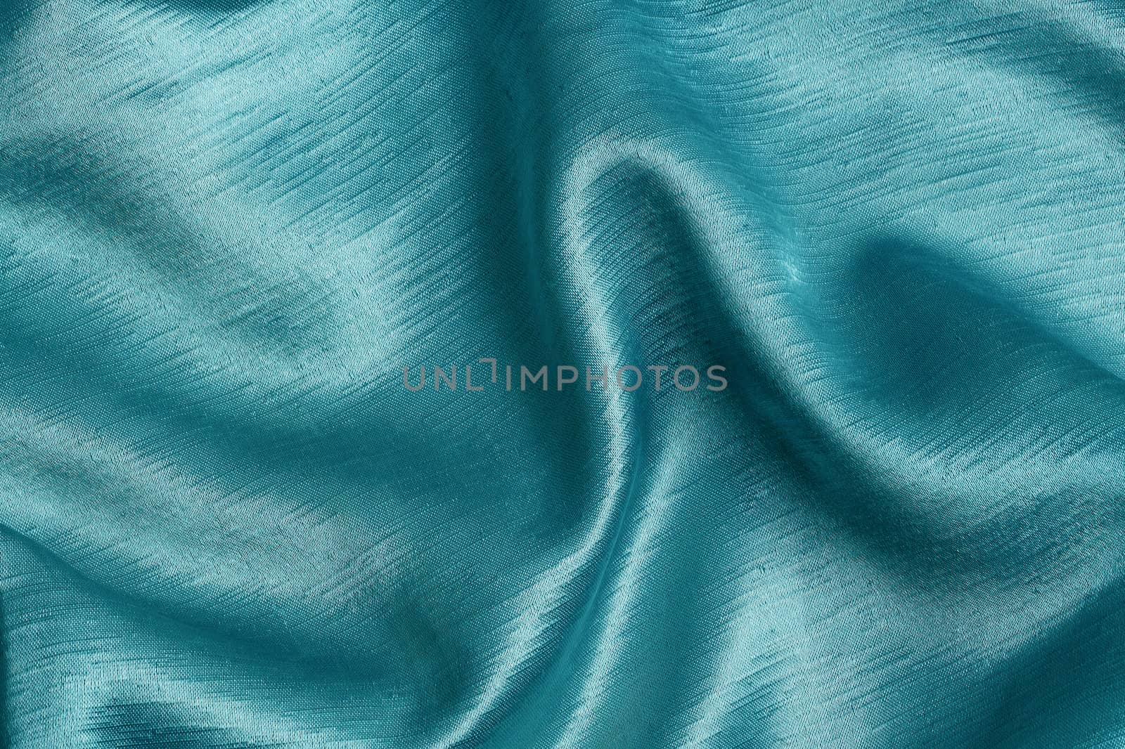 Blue material, a background or texture