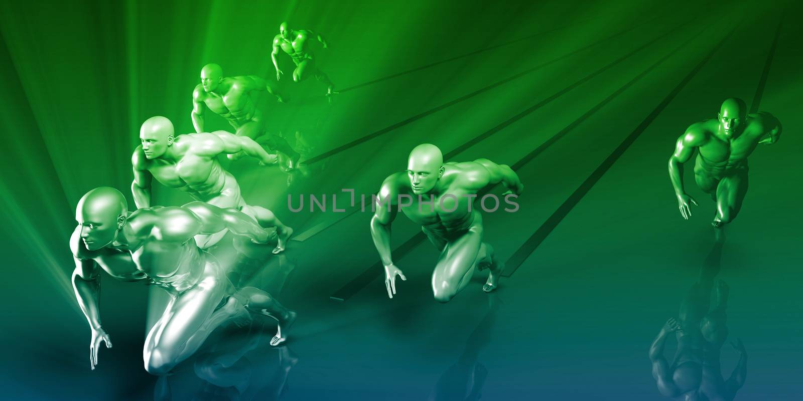 Sports Abstract Background by kentoh