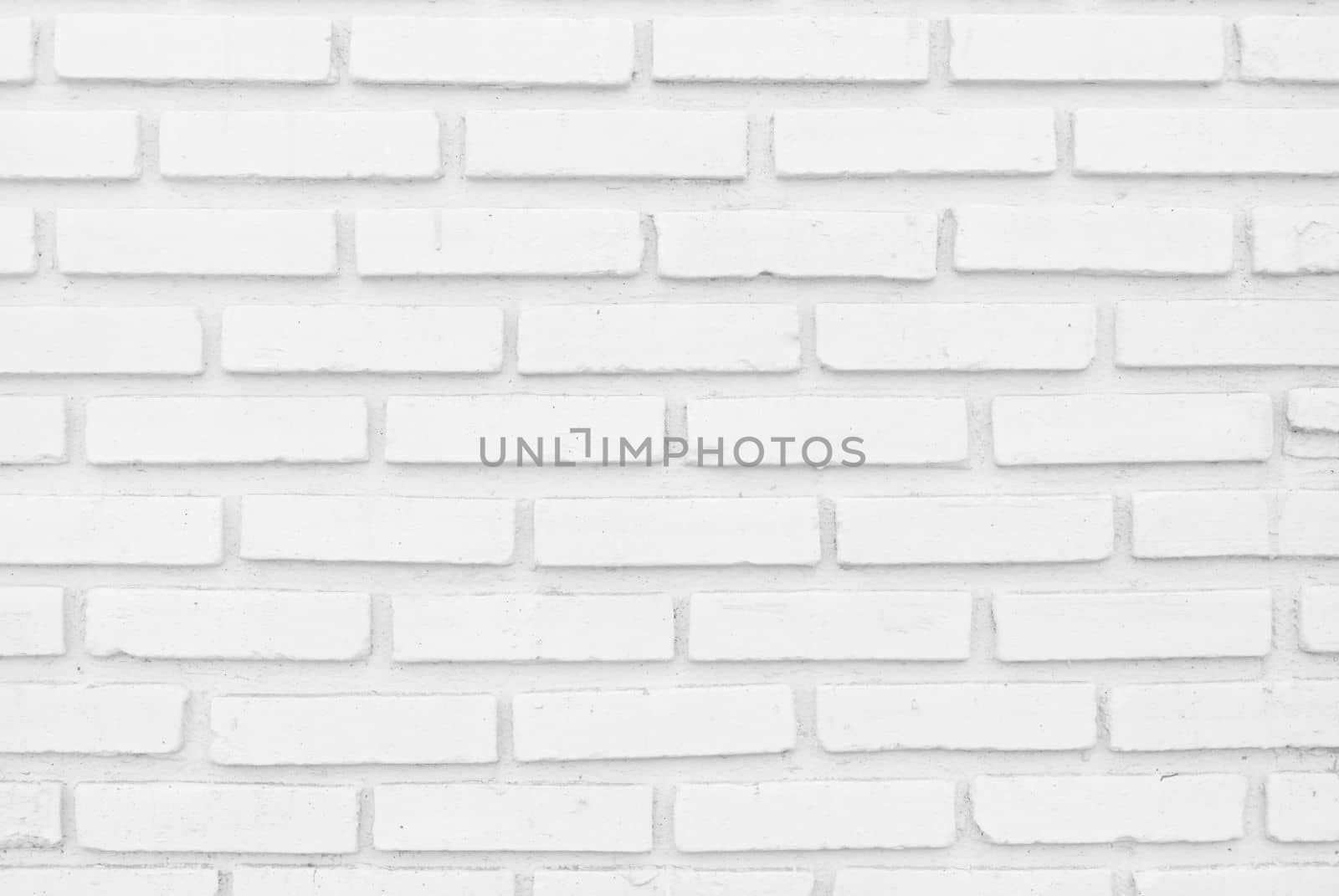 White misty brick wall for background or texture by rakoptonLPN