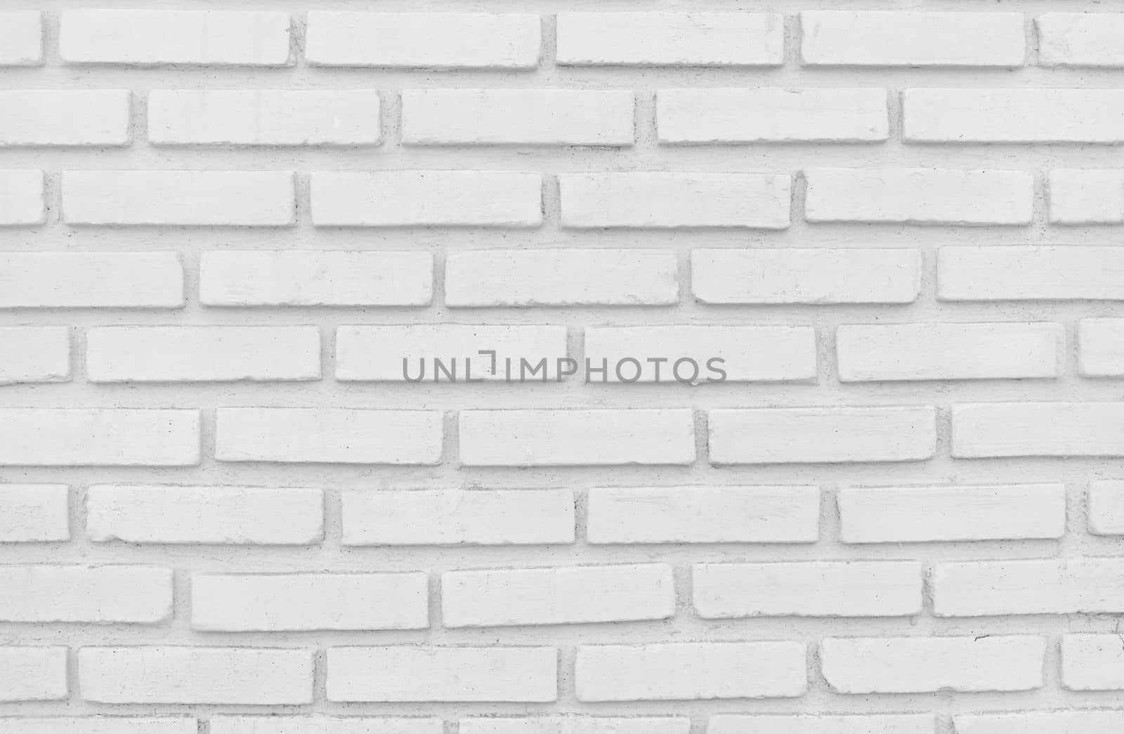 White misty brick wall for background or texture by rakoptonLPN