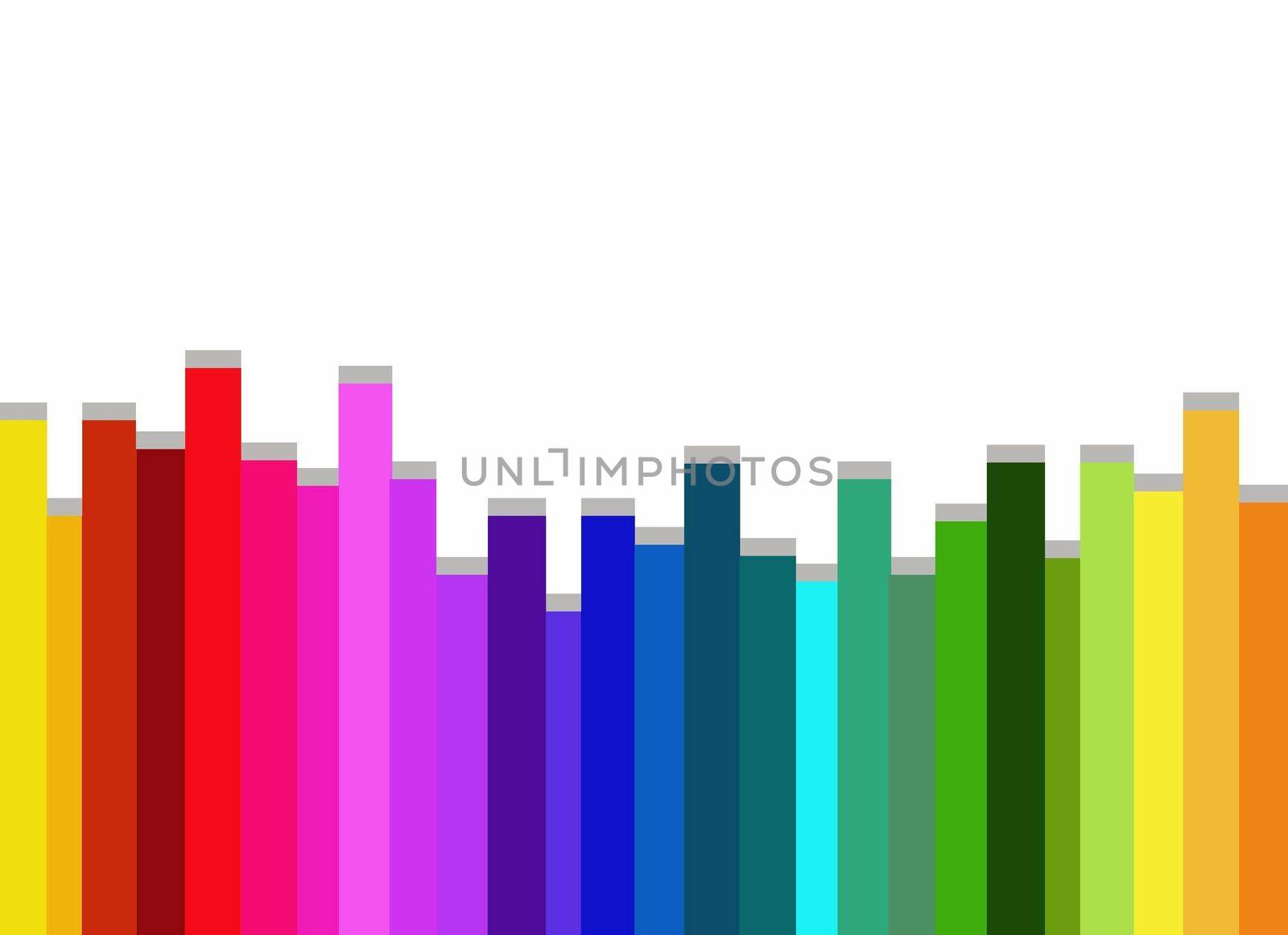 Colorful spectrum background, rainbow abstract by rakoptonLPN