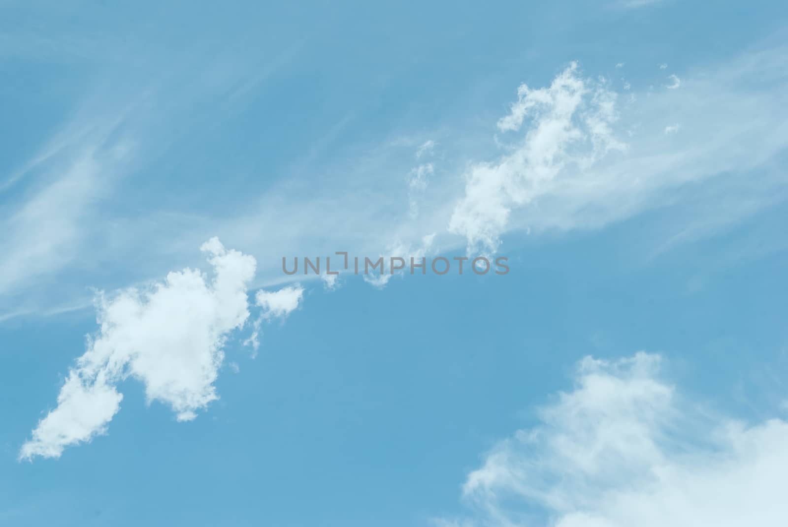 blue sky and white clouds, for background by rakoptonLPN