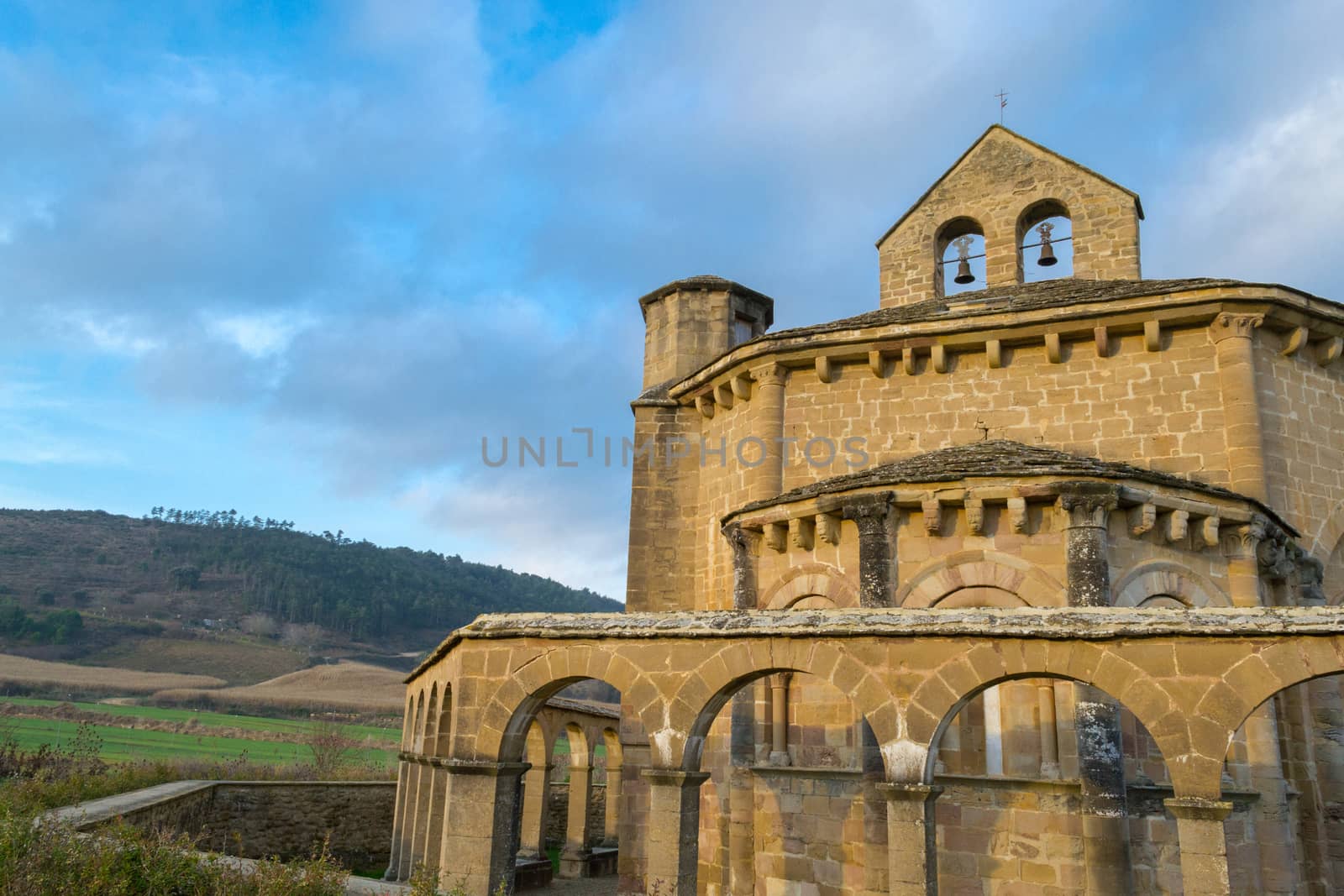 12th century Romanesque church located in the North of Spain which origin remains controversial.