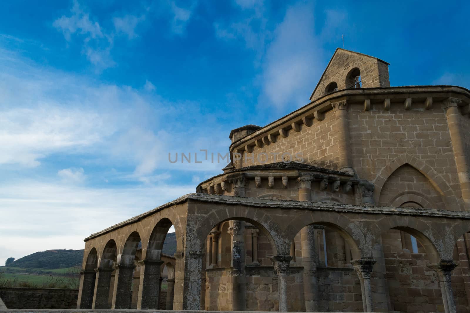 12th century Romanesque church located in the North of Spain which origin remains controversial.