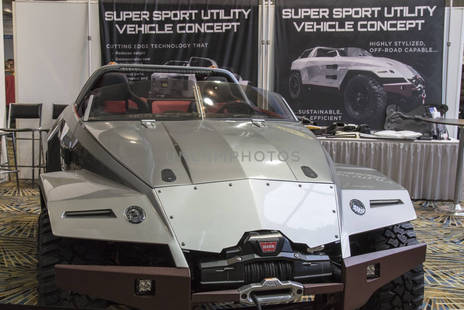 DETROIT - JANUARY 17 :Suer sport utlity vehicle concept at The North American International Auto Show January 17, 2016 in Detroit, Michigan.
