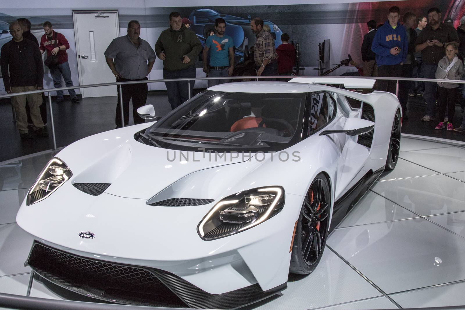 DETROIT - JANUARY 17 :The 2017 Ford GT500 at The North American International Auto Show January 17, 2016 in Detroit, Michigan.