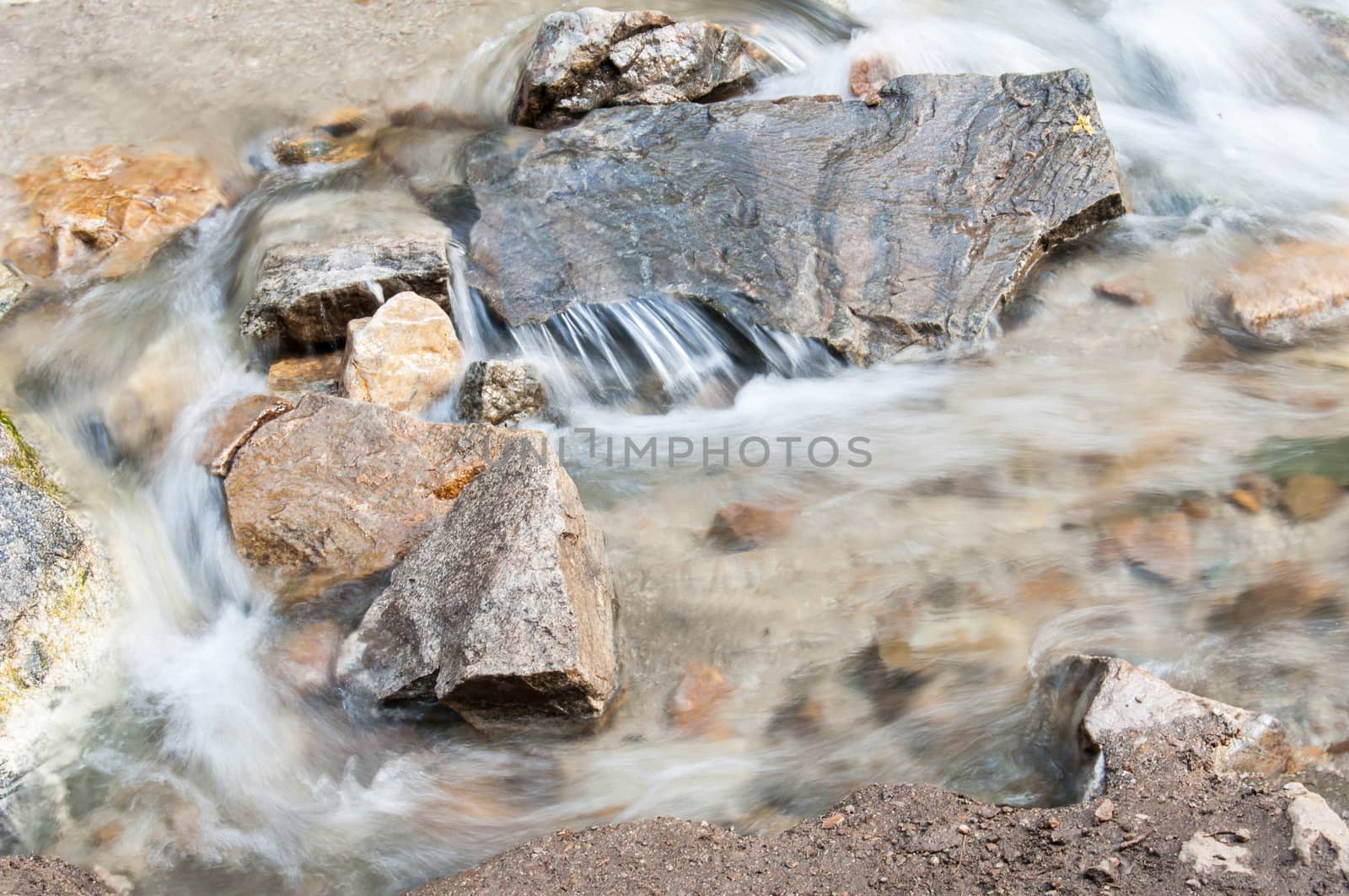 Stream in the east mountains in Draper Utah