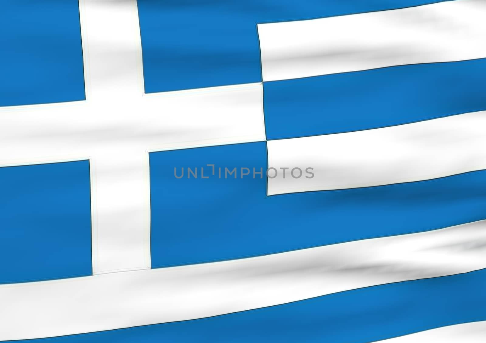 Image of a waving flag of Greece