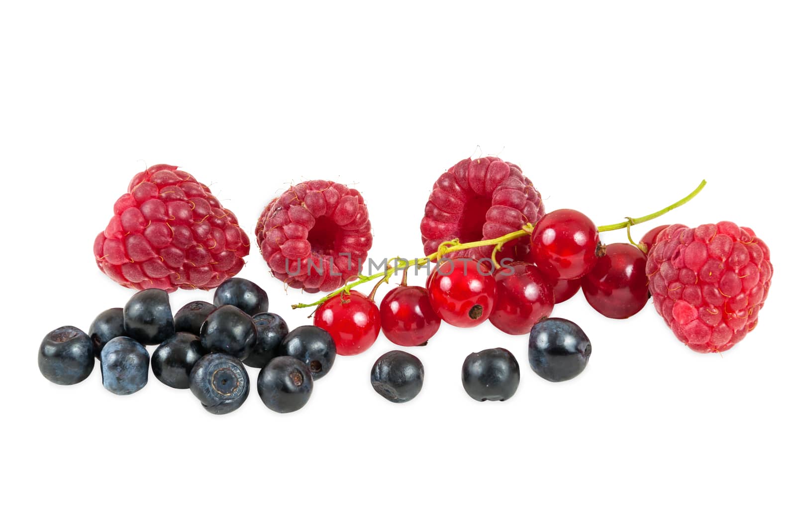 Raspberries, blueberries and red currant by mkos83