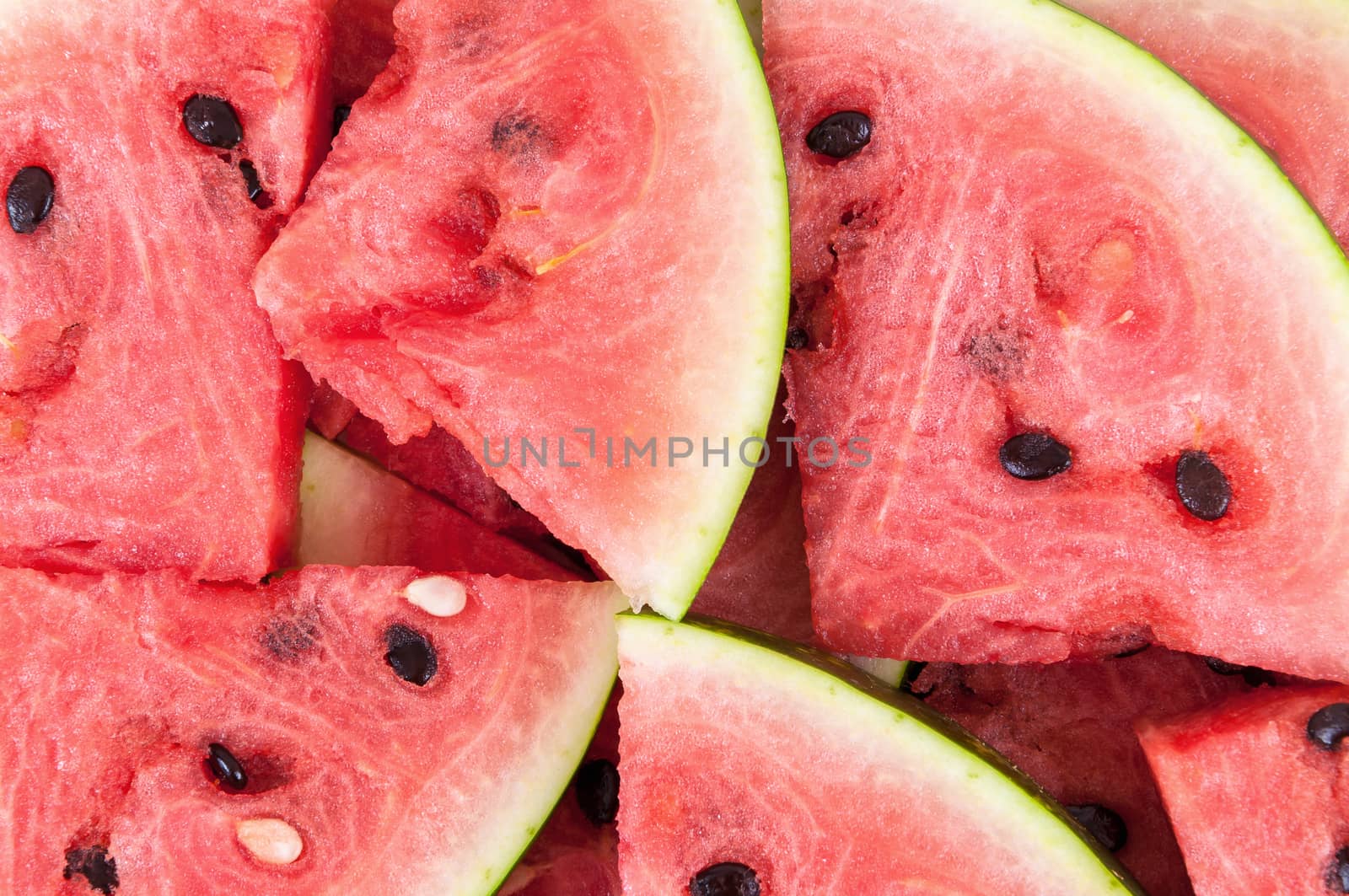 Background made of fresh juicy watermelon slices