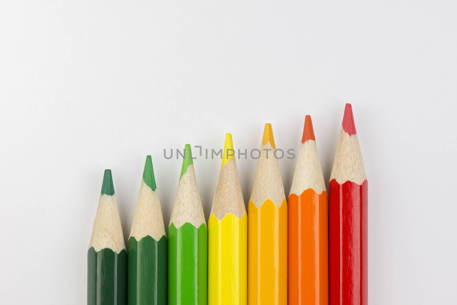 Conceptual crayons represented as successor energy label colors
