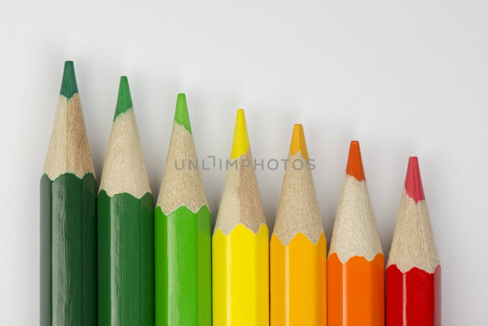 Conceptual crayons as energy label colors
 by Tofotografie