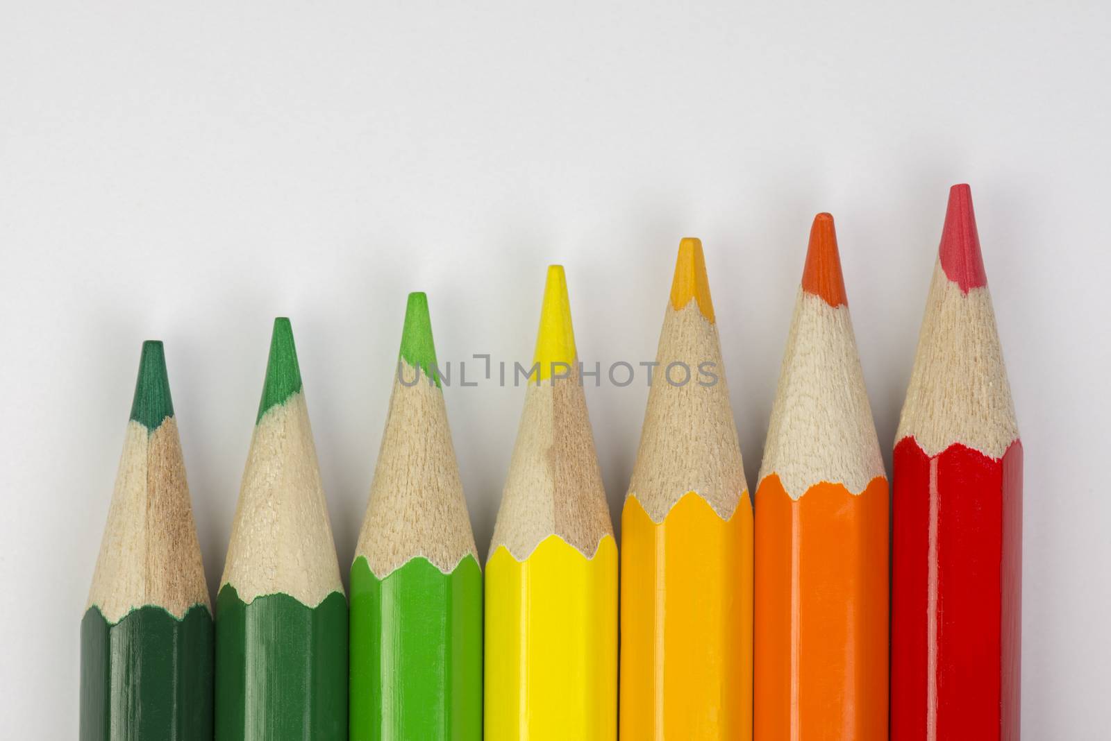 Conceptual crayons represented as successor energy label colors
