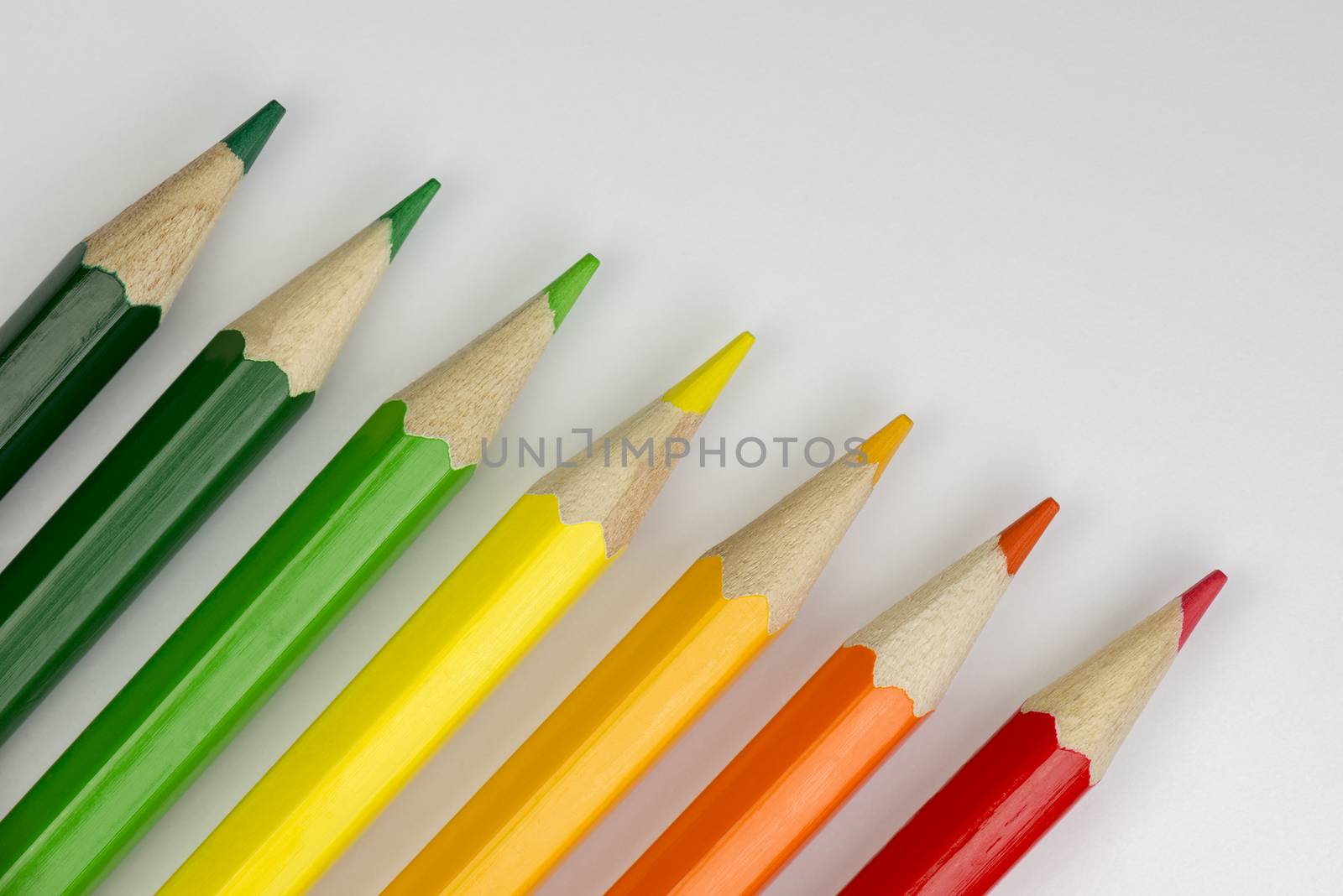 Conceptual crayons as energy label colors
 by Tofotografie