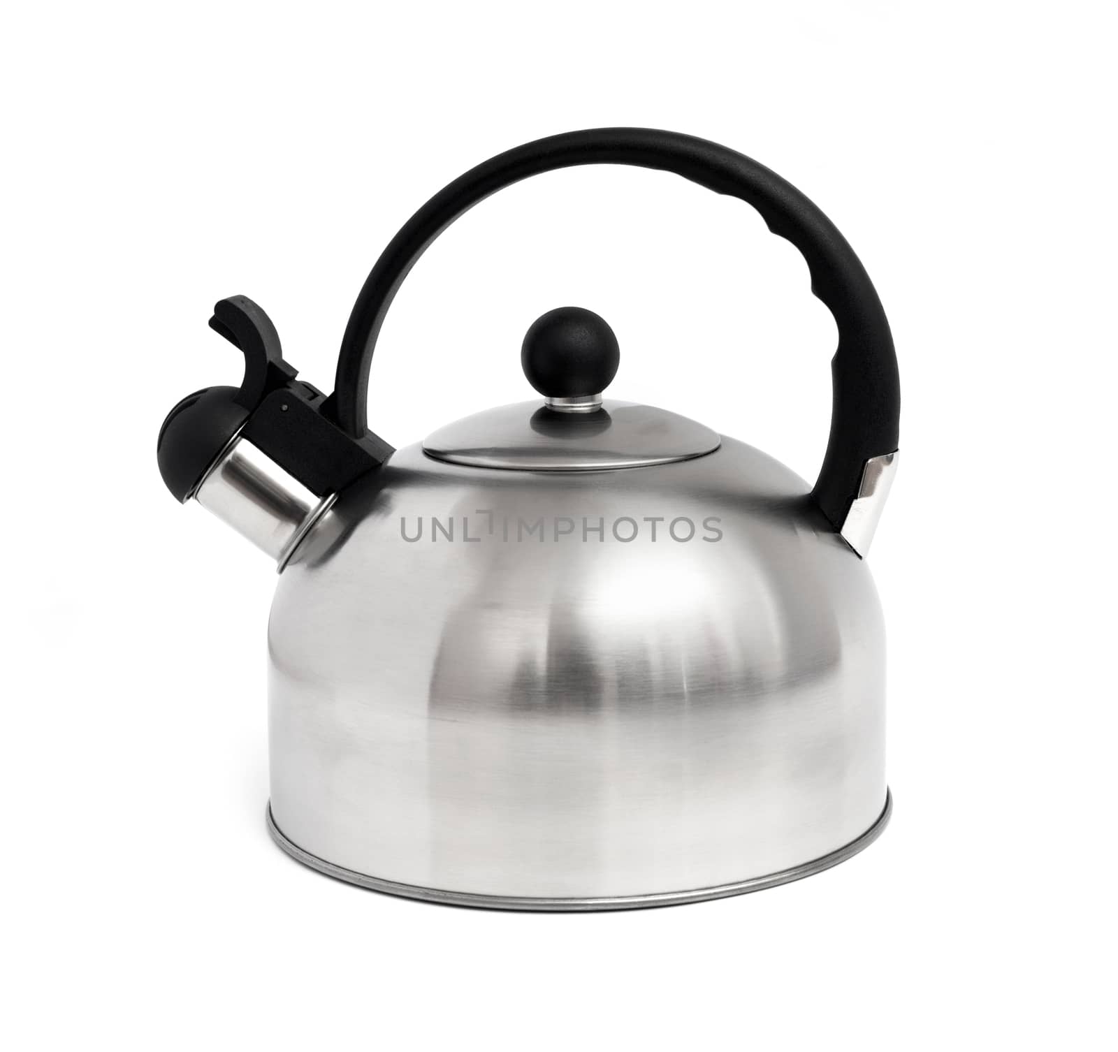 Tea kettle isolated on white background by DNKSTUDIO