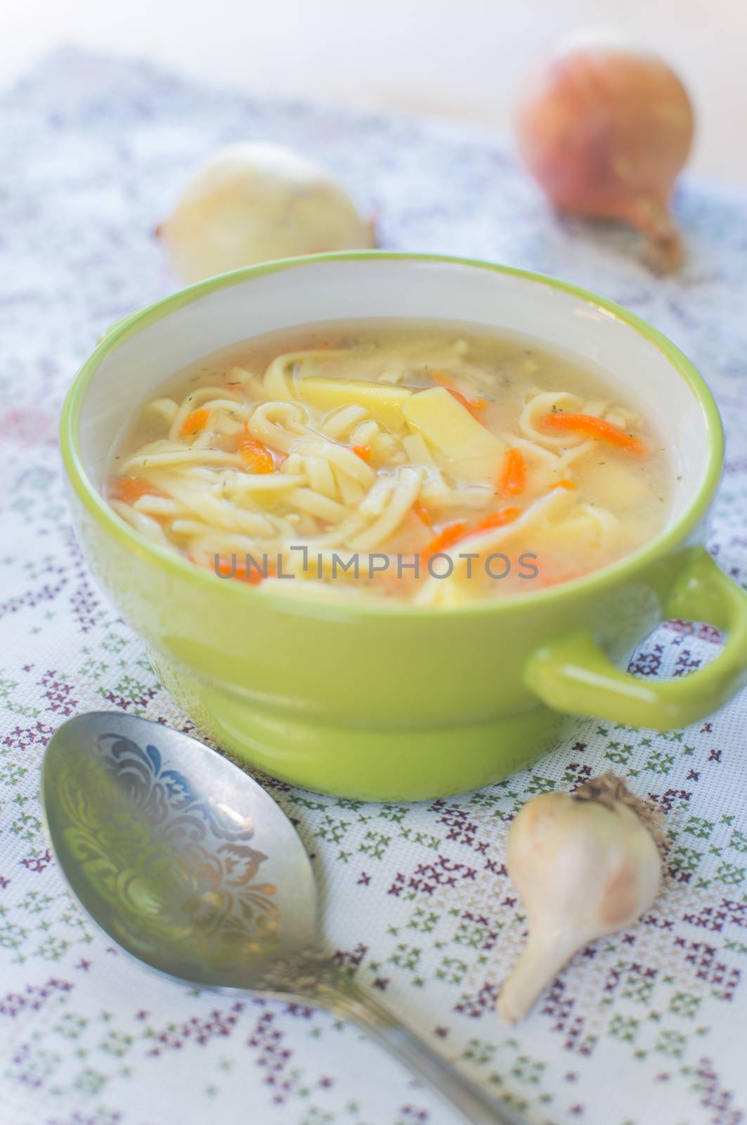 Noodle soup by Linaga
