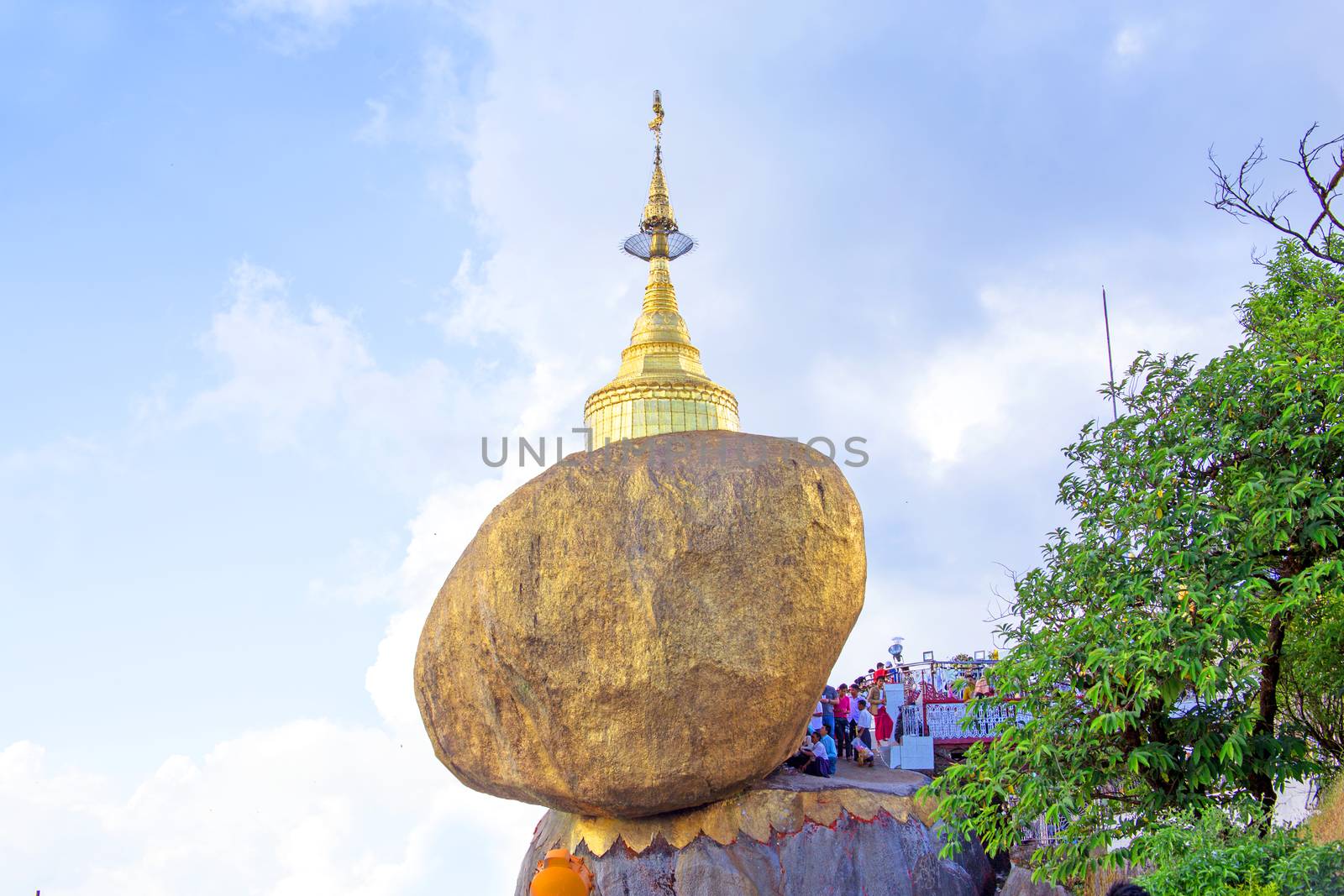 Kyaiktiyo Pagoda, Mon State, Myanmar (Burma)