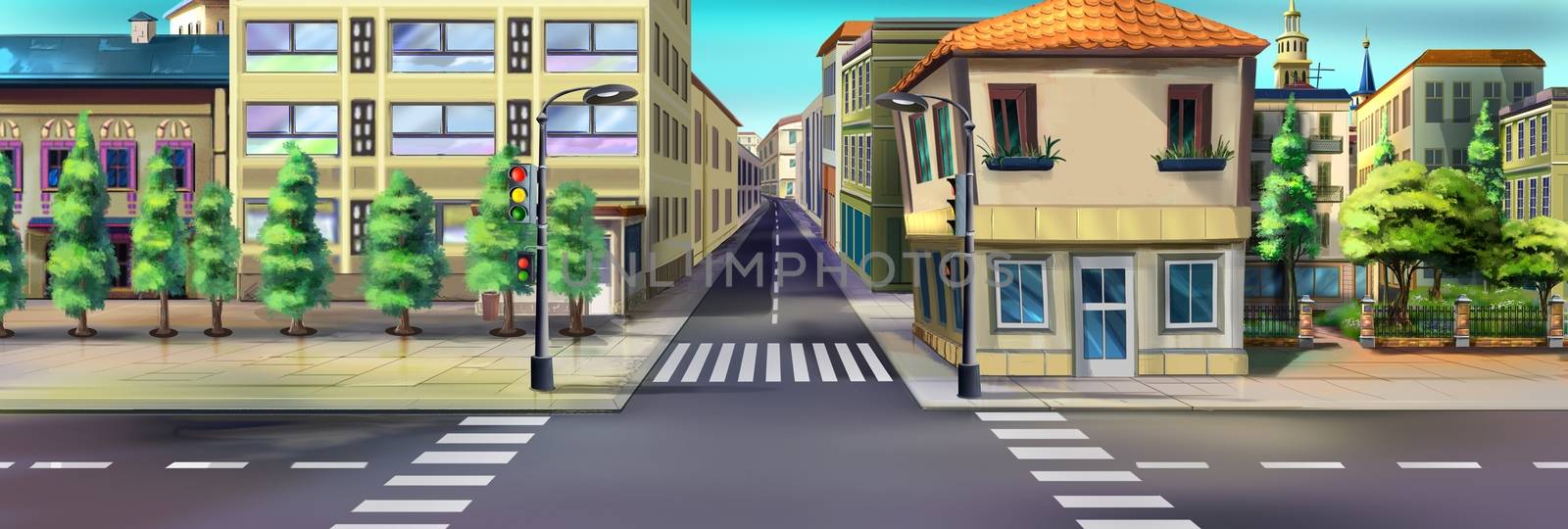 City streets. Image 02 by Multipedia