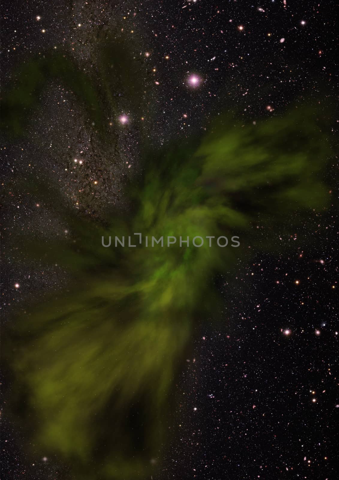 Star field in space a nebulae and a gas congestion. "Elements of this image furnished by NASA".
