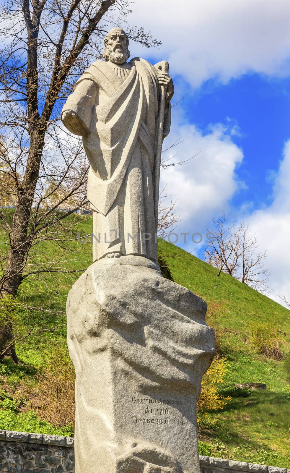 St Andrew Statue Patron Saint  Kiev Ukraine by bill_perry