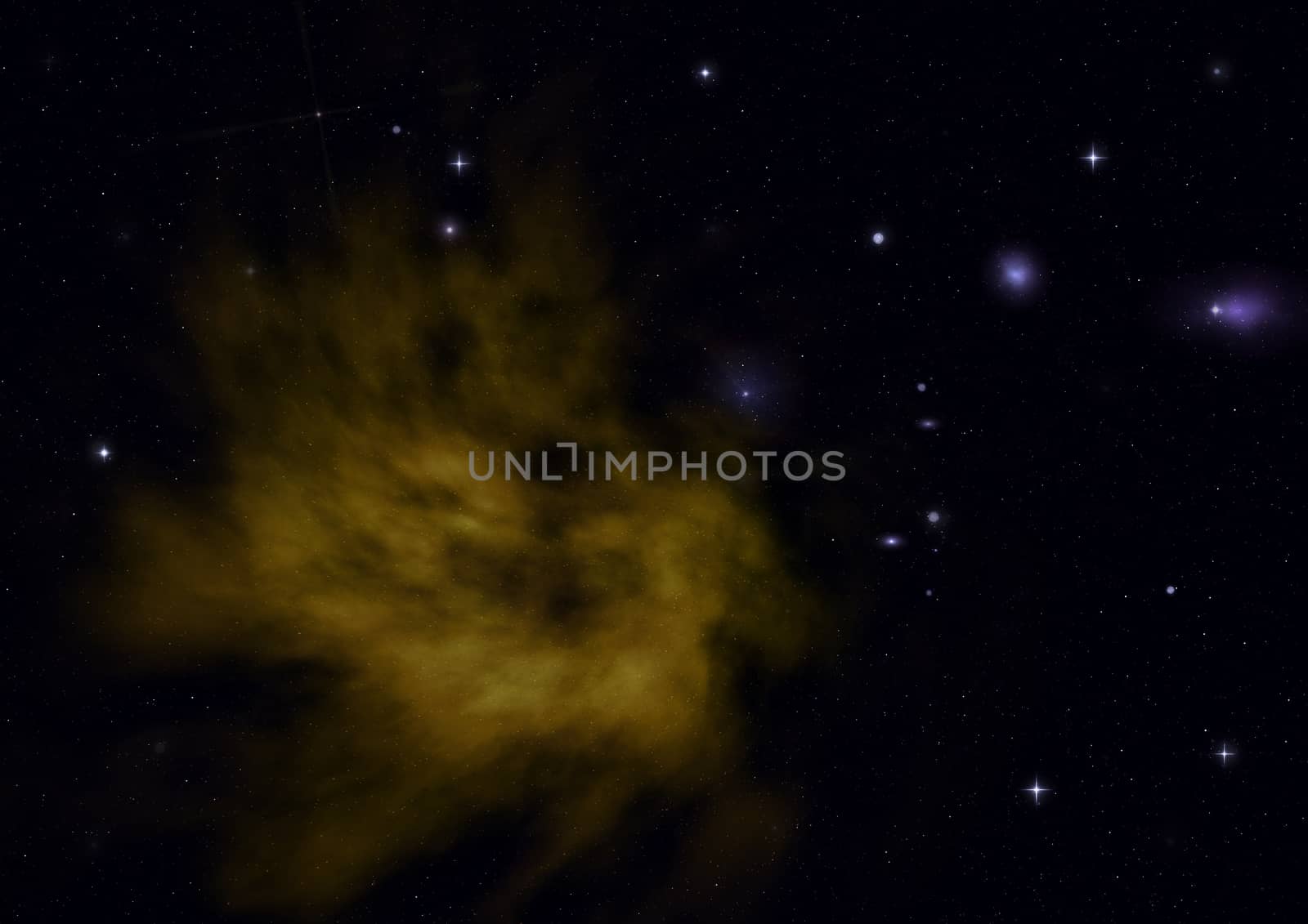 Star field in space a nebulae and a gas congestion. "Elements of this image furnished by NASA".