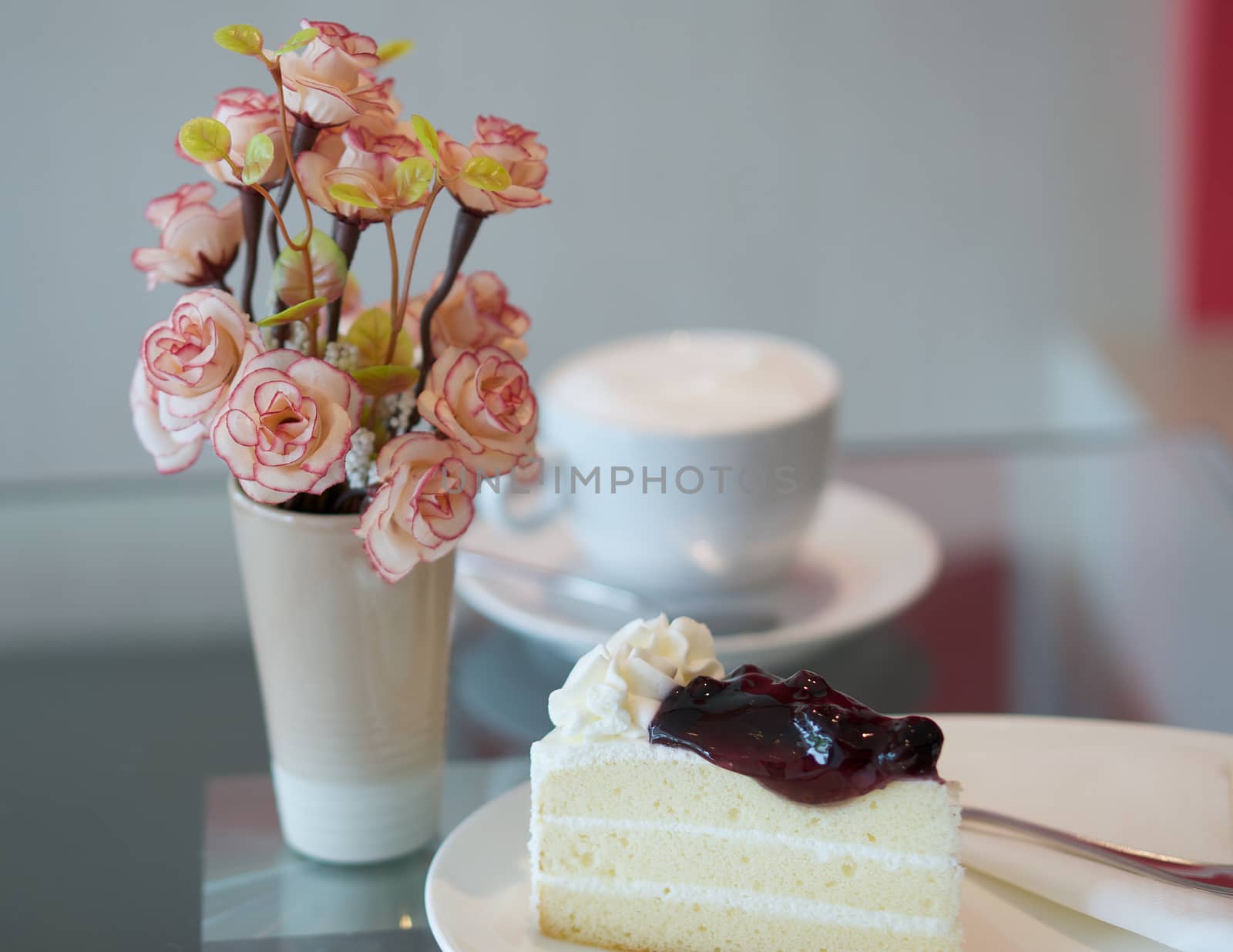 Blueberry cheese cake by ninun