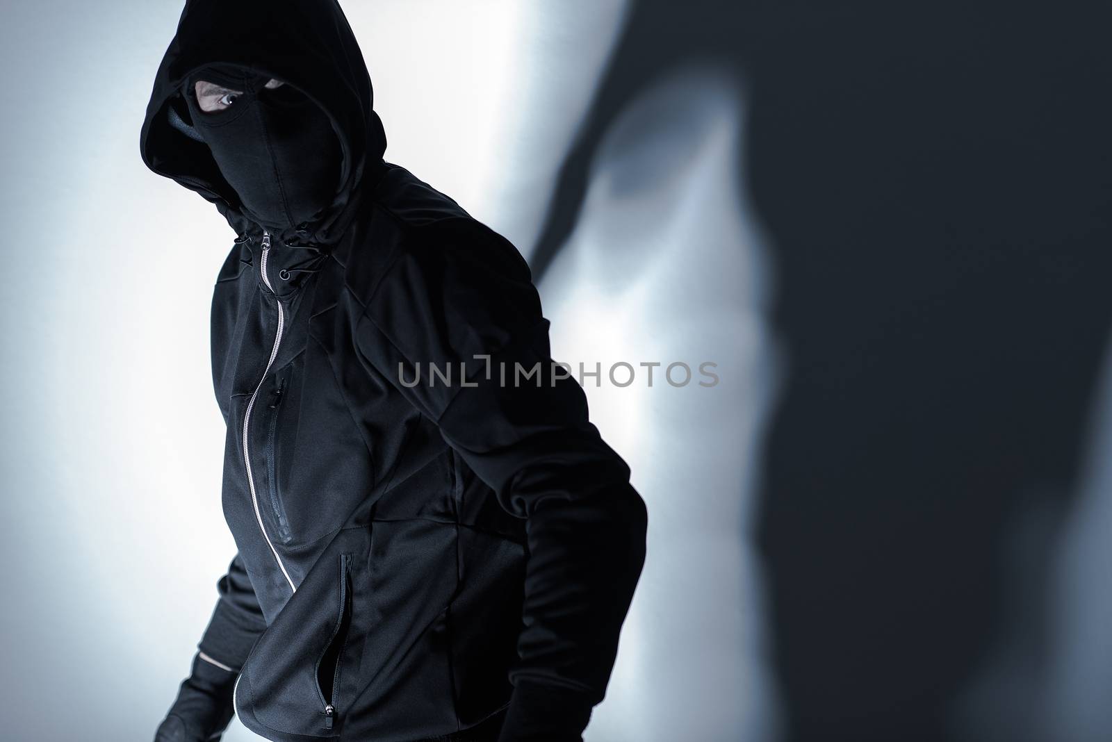Robber in Black Mask by welcomia