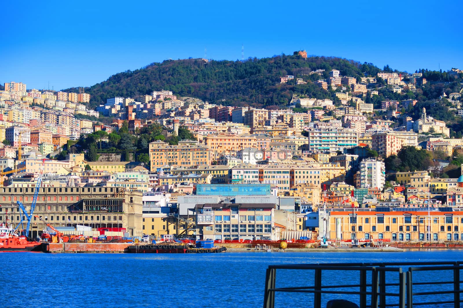 Genoa view from the port by dav76