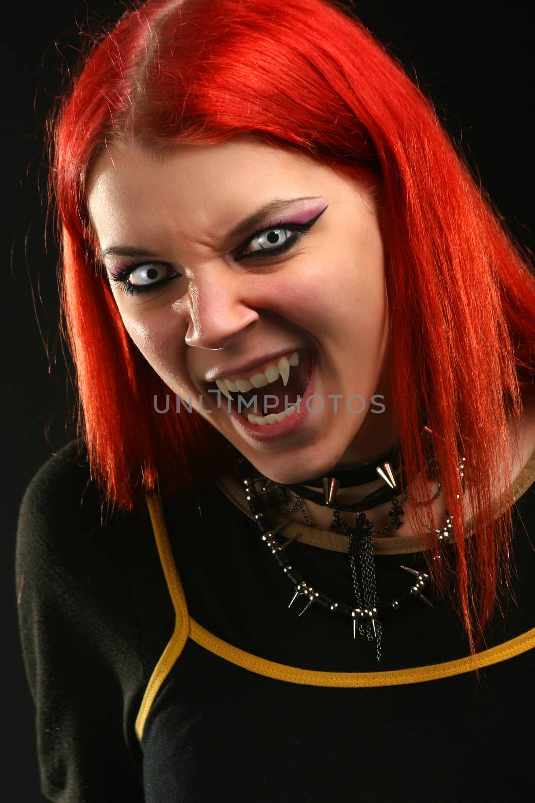 Scary vampire girl