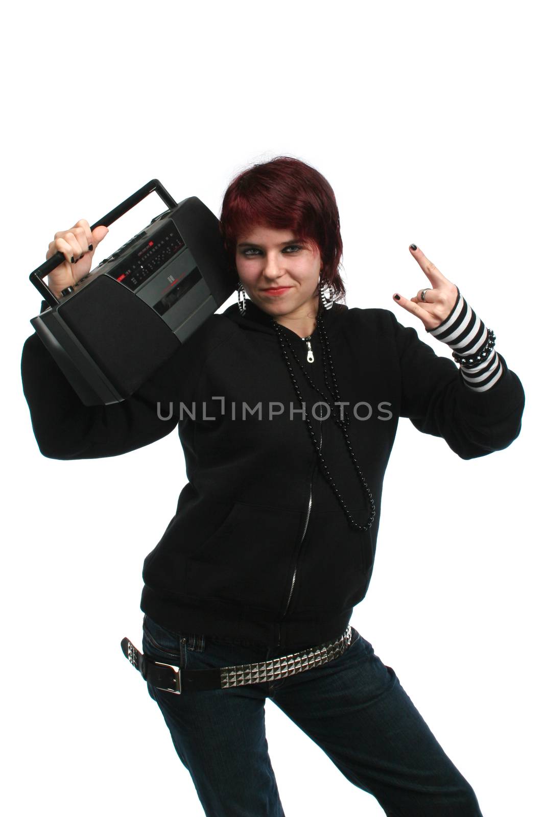 Portrait of a teen smiling