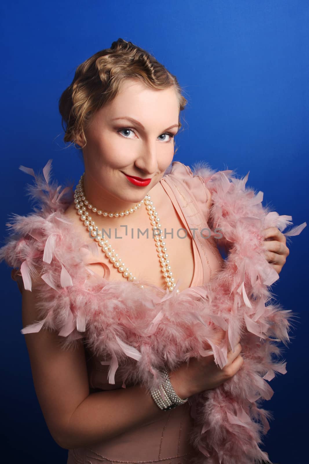 Portrait of an tractive elegant young woman.