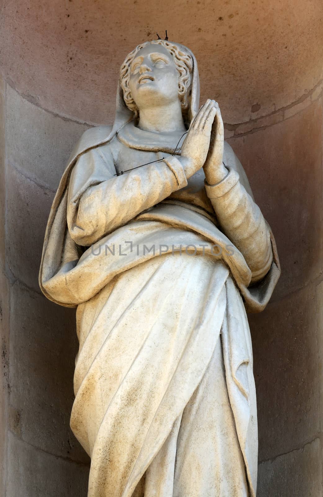 Virgin Mary, church of Saint John the Evangelist. Parma. Emilia-Romagna. Italy