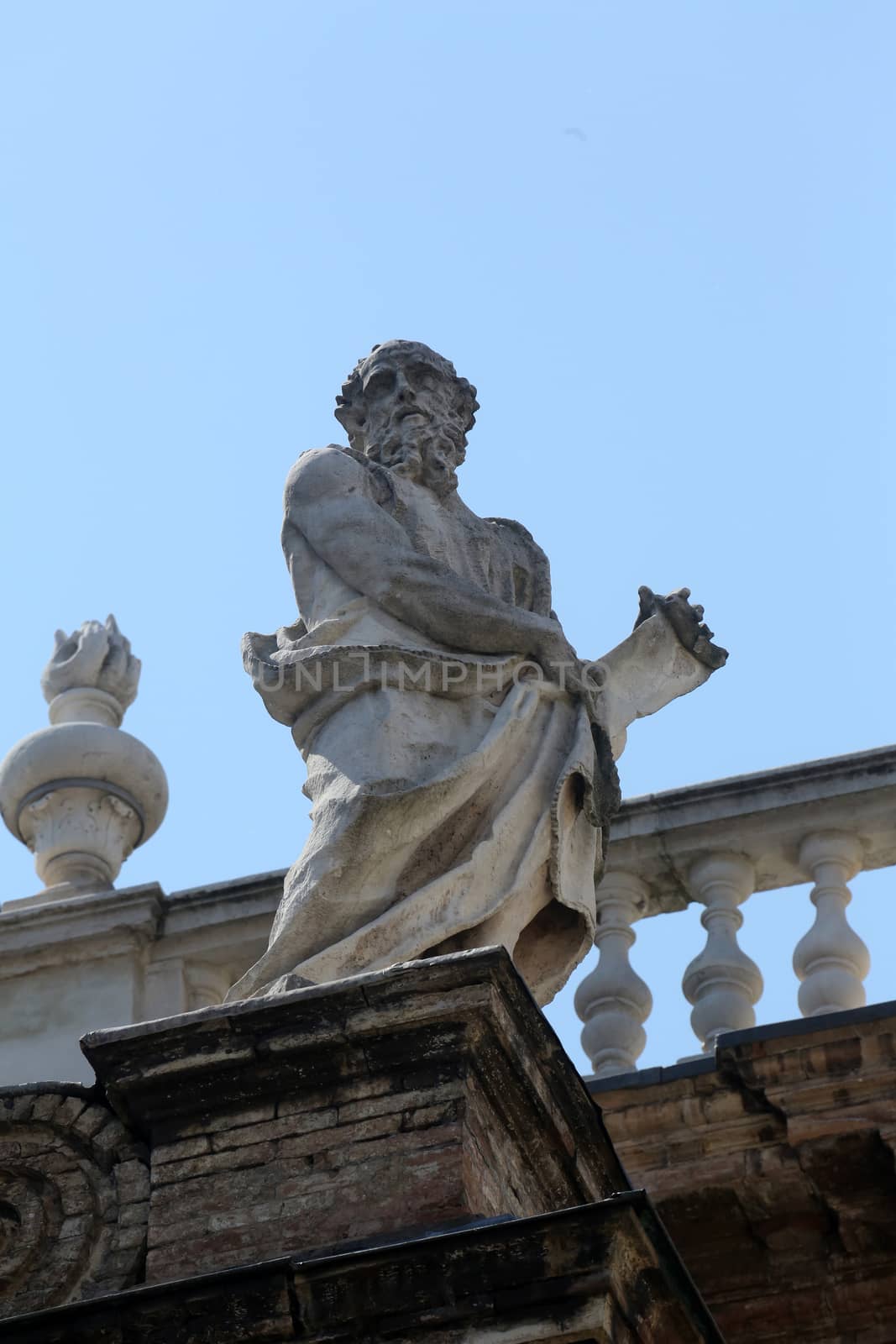 Statue of Saint, Basilica Santa Maria della Steccata, Parma, Italy