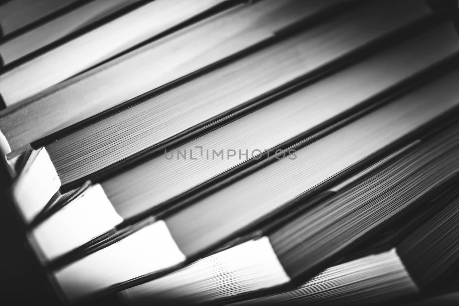 Books in Black and White by welcomia