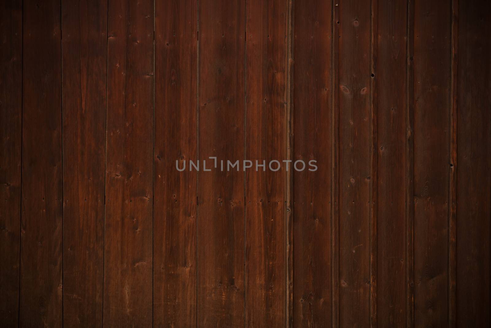 Dark Brown Wood Background. Aged Brown Planks Backdrop.