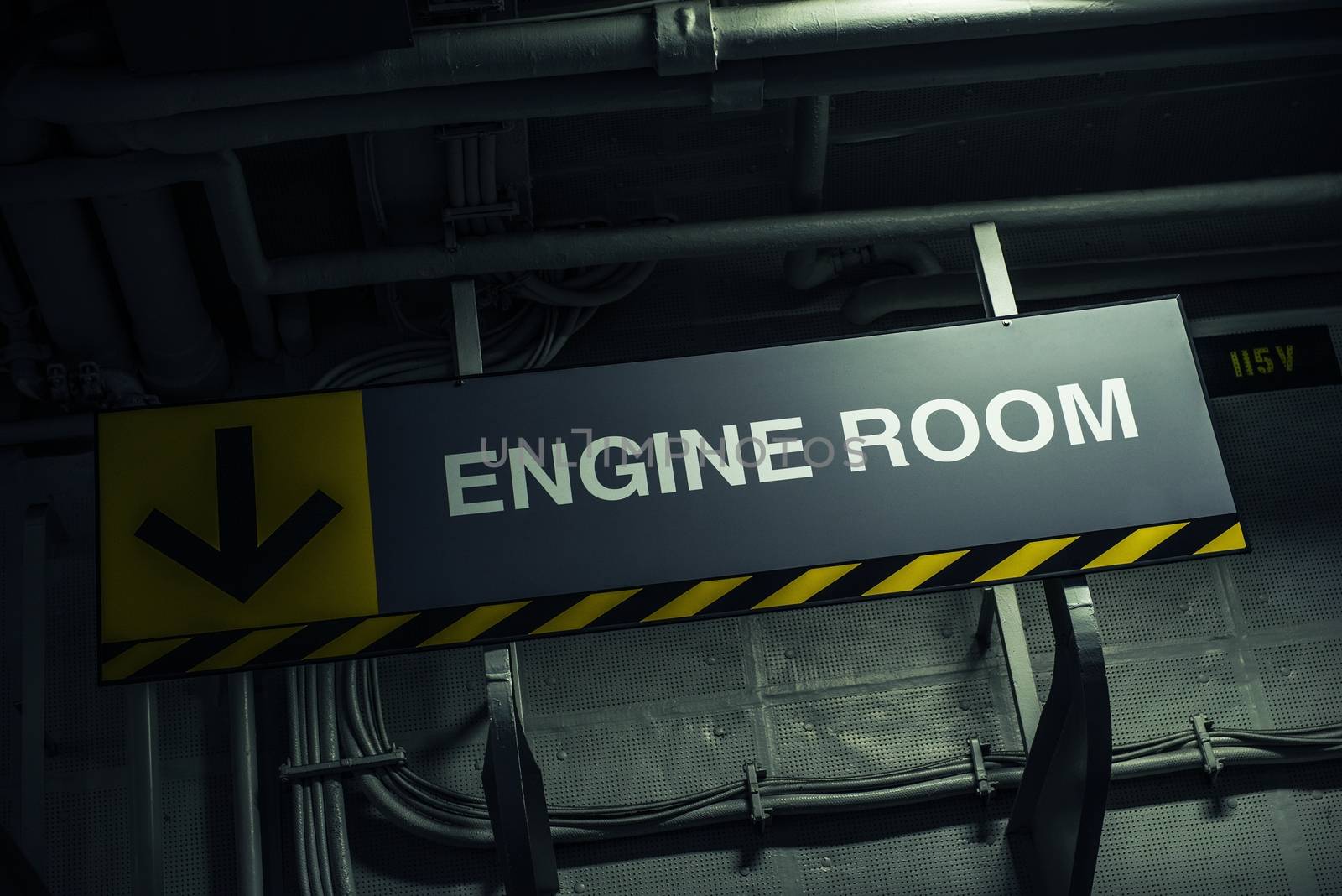 Engine Room Sign by welcomia