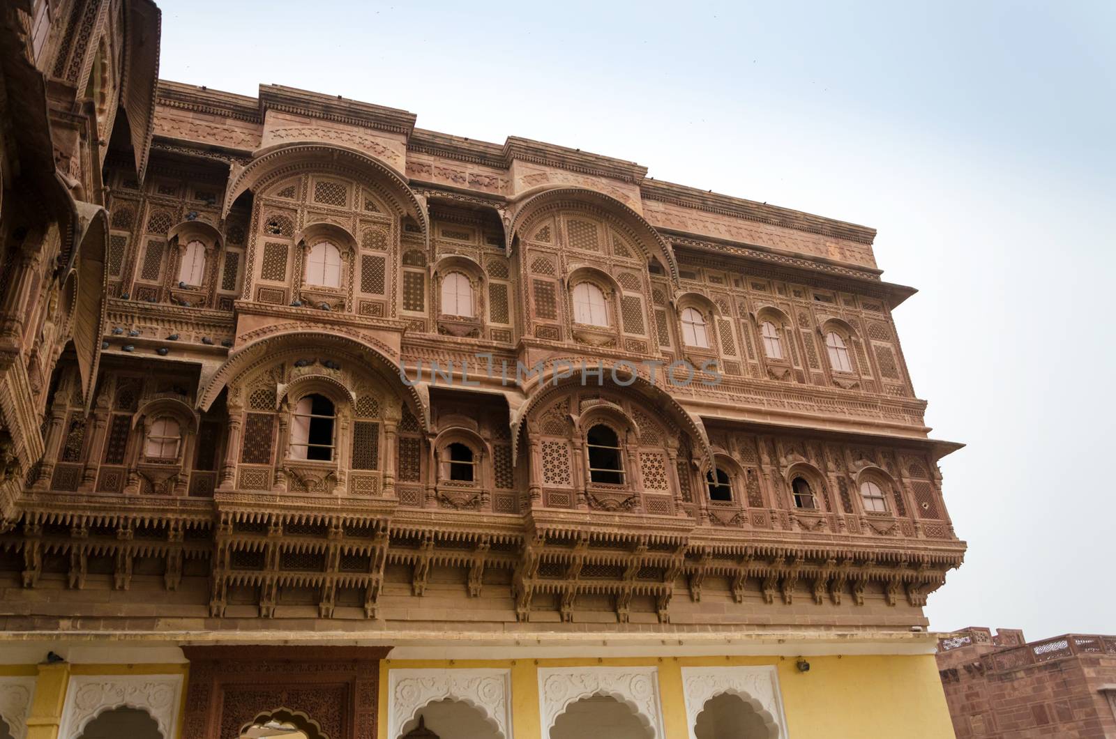 Meherangarh fort, Landmark in jodhpur by siraanamwong