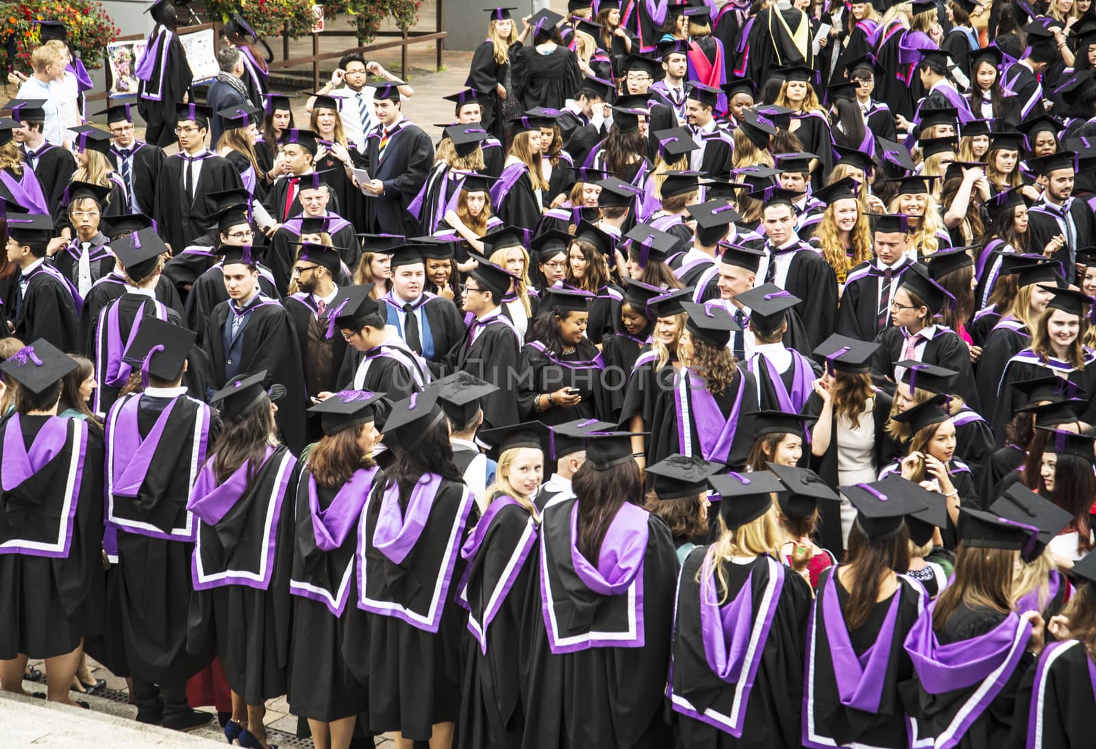 PORTSMOUTH - JULY 20: graduation ceremony at Portsmouth University on July 20, 2015 in Portsmouth, UK